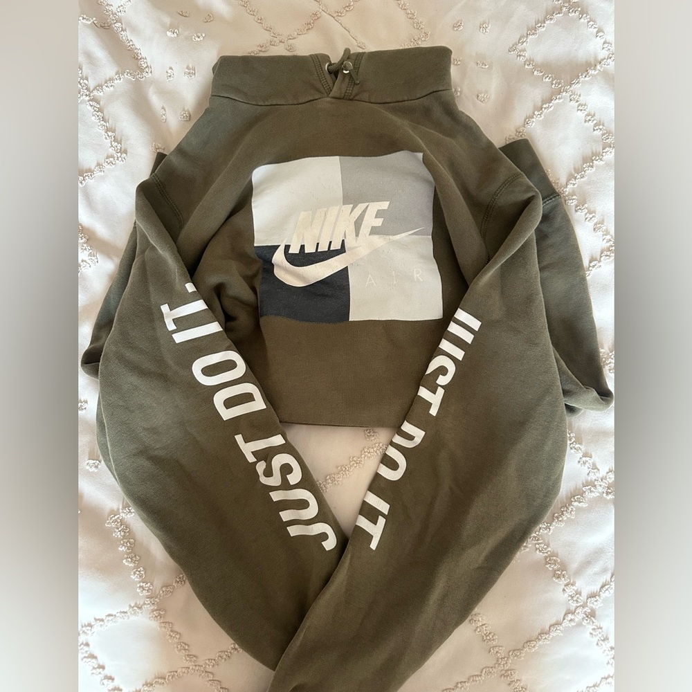 Nike Olive Green Just Do It Sweatshirt